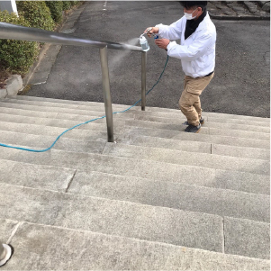 出雲大社　抗菌・抗ウイルスコーティング2