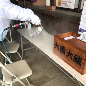 出雲大社　抗菌・抗ウイルスコーティング5
