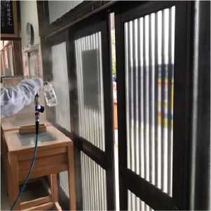 出雲大社　抗菌・抗ウイルスコーティング9