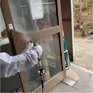 出雲館　抗菌・抗ウイルスコーティング4