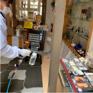 出雲館　抗菌・抗ウイルスコーティング5