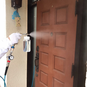 成田市某サロン 抗菌・抗ウイルスコーティング1