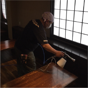 酌場　飄々　成田市橋賀台　抗菌・抗ウイルスコーティング3